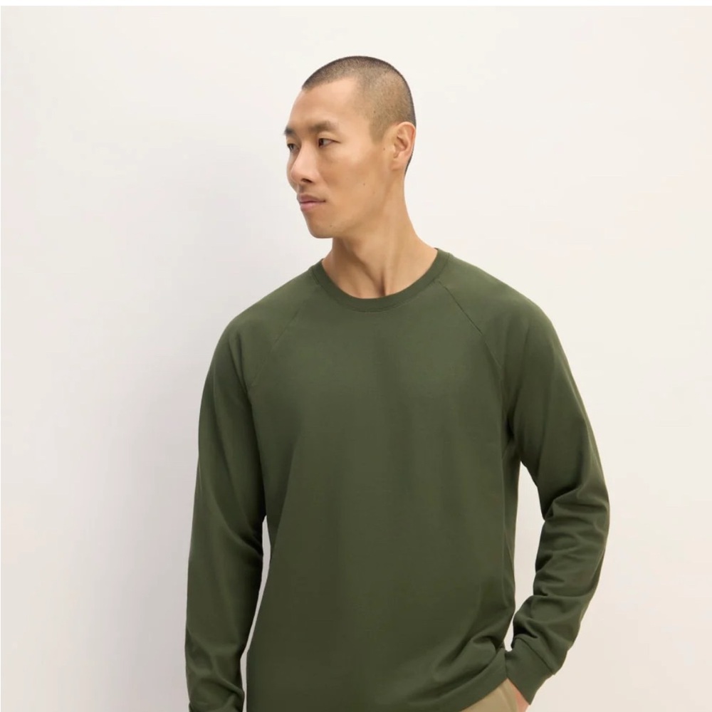 Everlane Premium Weight Long Sleeve Crew